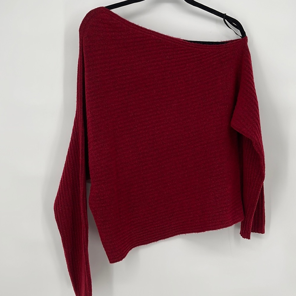 Bailey 44 Slope Ribbed Sweater Red‎ size L
